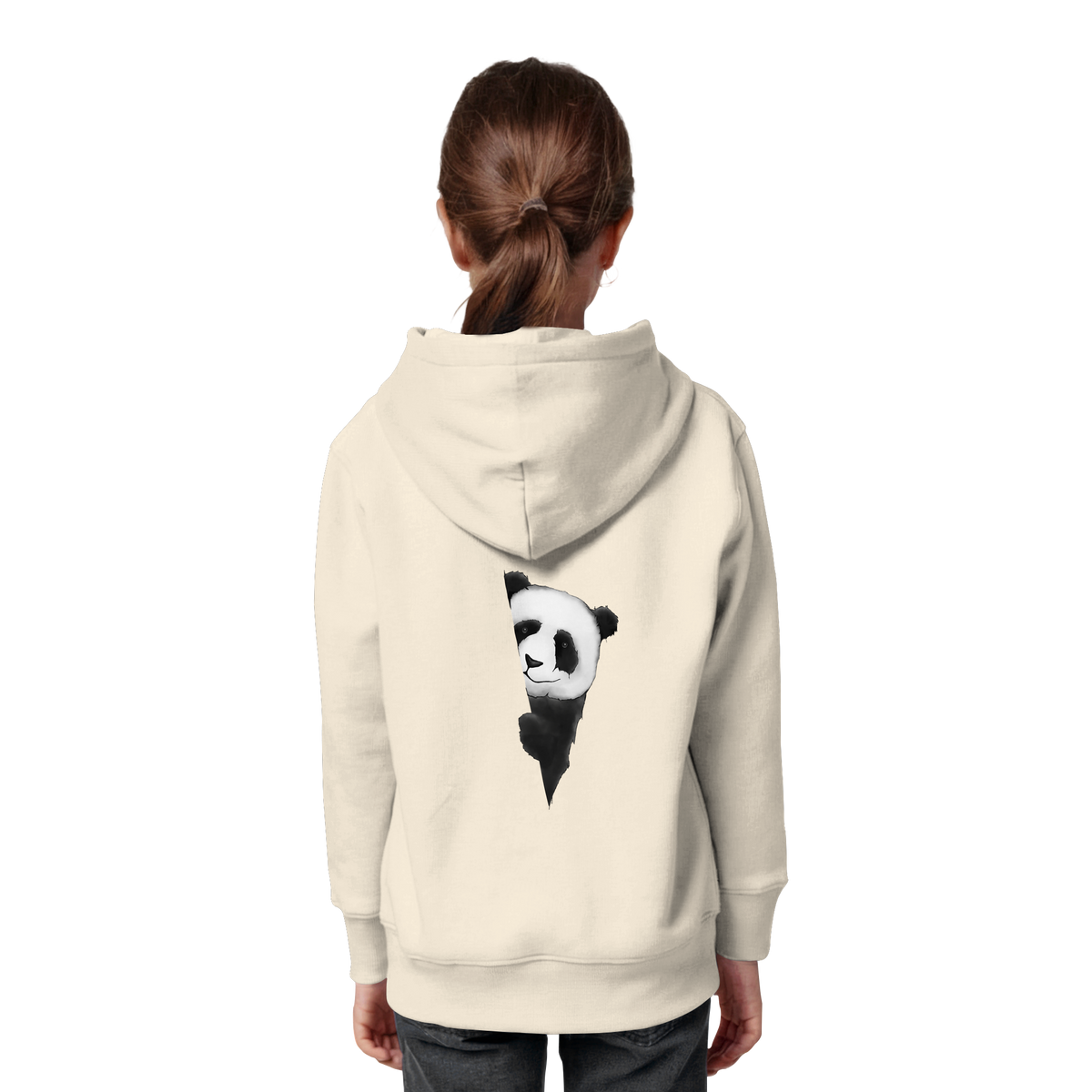 Panda Bär Illustration - Kids Organic Hoodie