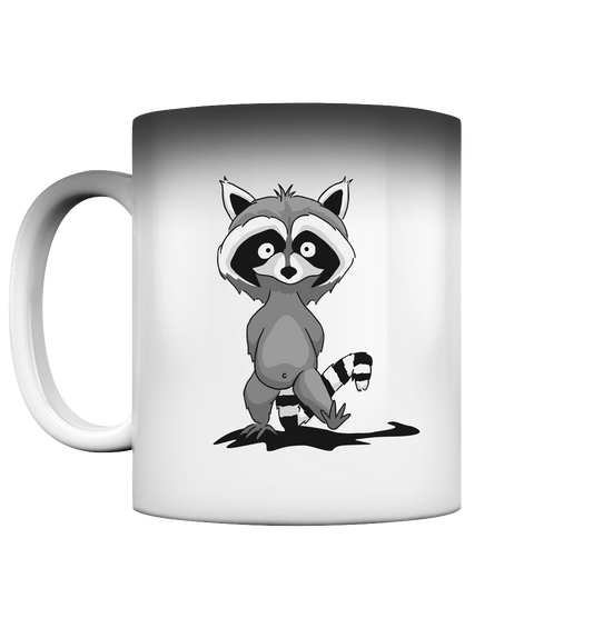 Frecher kleiner Waschbär - Magic Mug