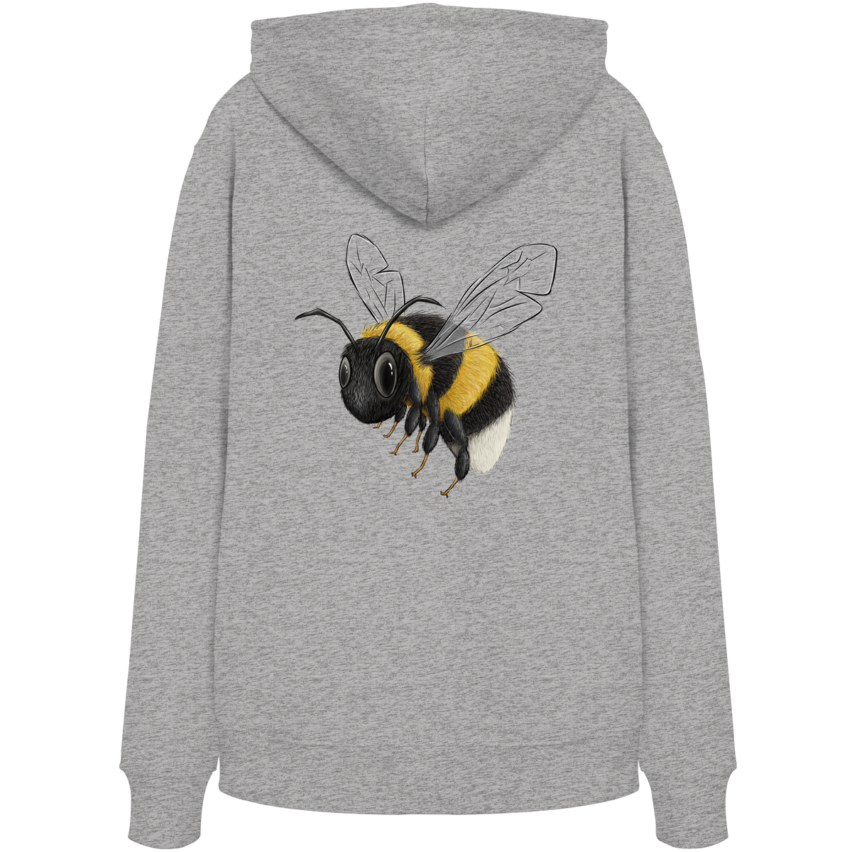 Kleine brummige Hummel Illustration - Organic Hoodie