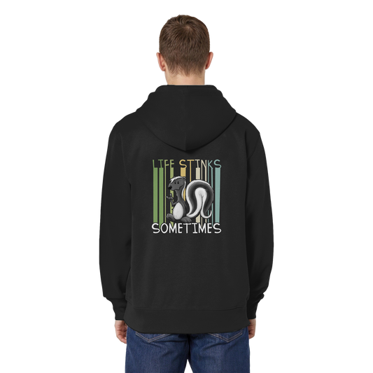 Life Stinks Sometimes Stinktier Weisheit - Organic Relaxed Zipper