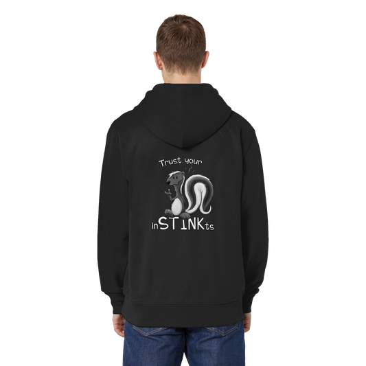 Trust Your inSTINKts Stinktier Humor - Organic Relaxed Zipper
