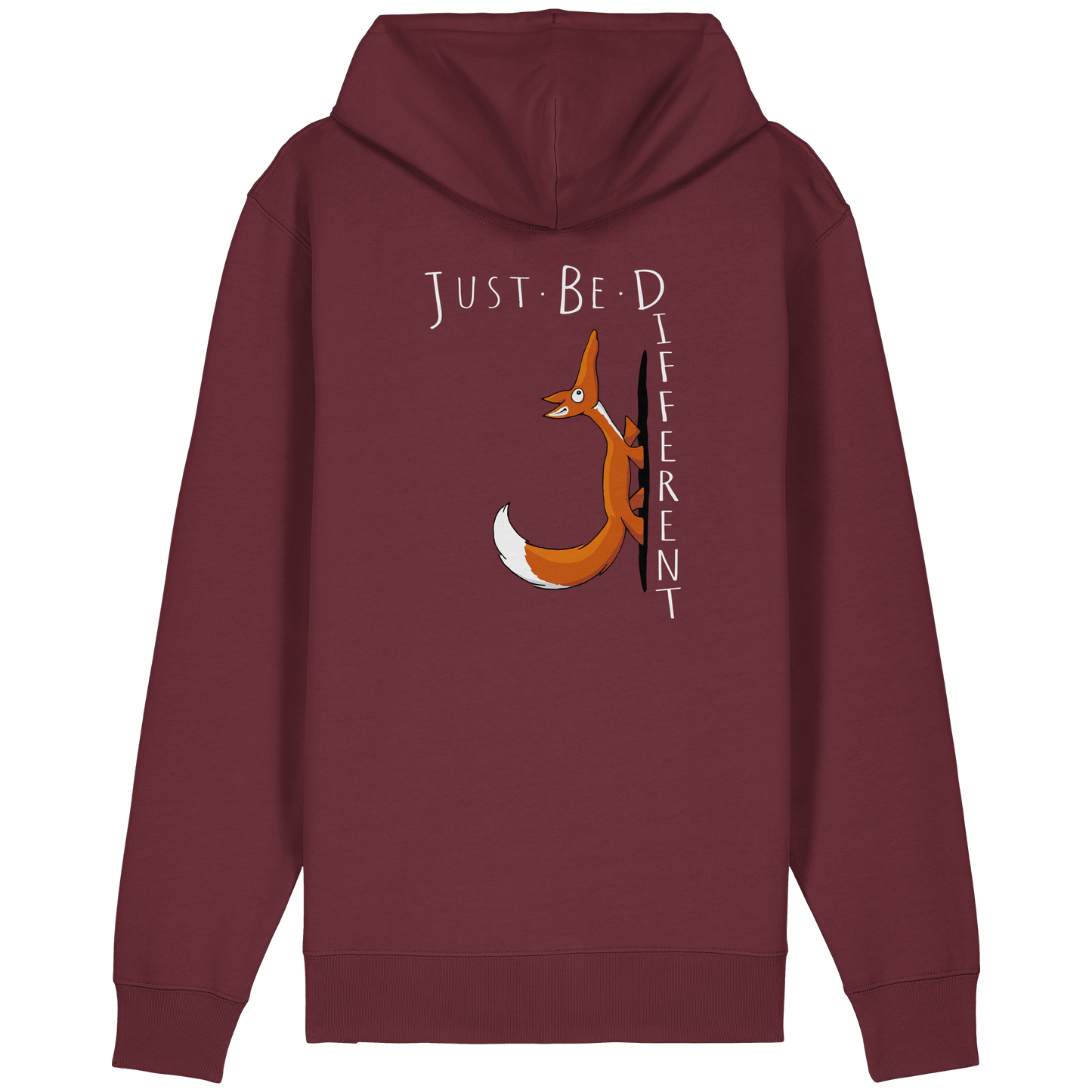Just Be Different | Sei Anders, kleiner Fuchs - Organic Relaxed Zipper