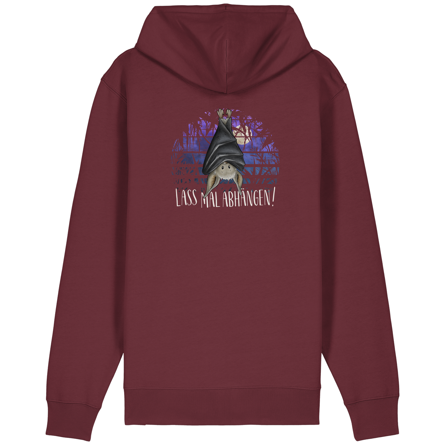 Lass mal abhängen Fledermaus - Organic Relaxed Zipper