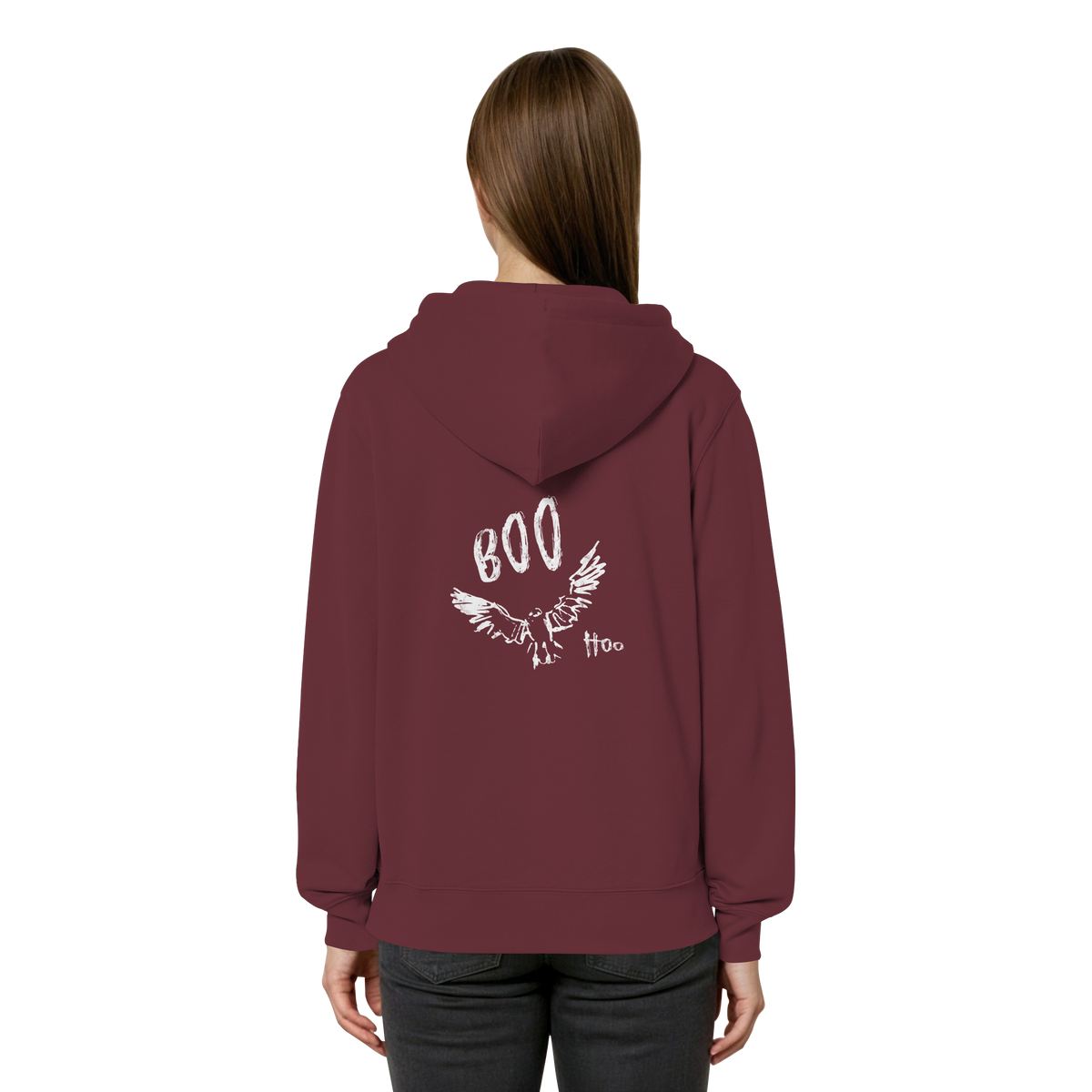 Boo Hoo! Fliegende Eule - Organic Relaxed Zipper