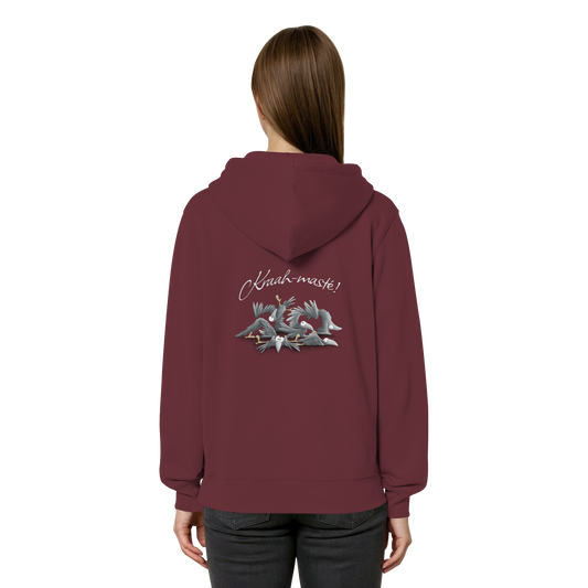 Kraah-masté! Yoga Raben Krähen - Organic Relaxed Zipper