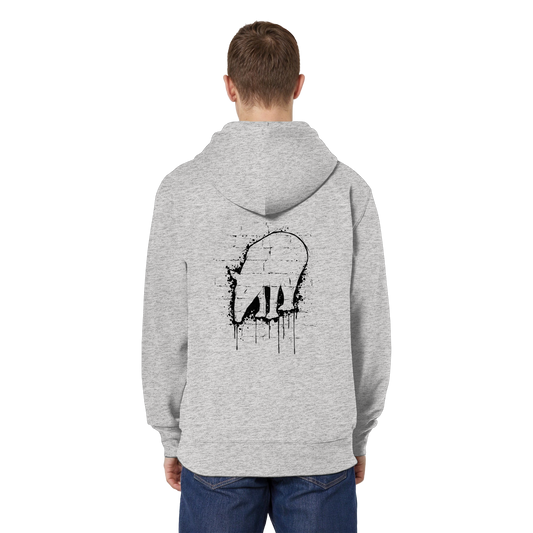 Urban Street Art Tapir Silhouette - Organic Relaxed Zipper