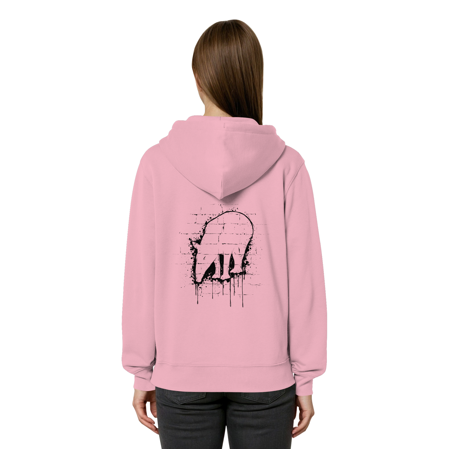 Urban Street Art Tapir Silhouette - Organic Relaxed Zipper