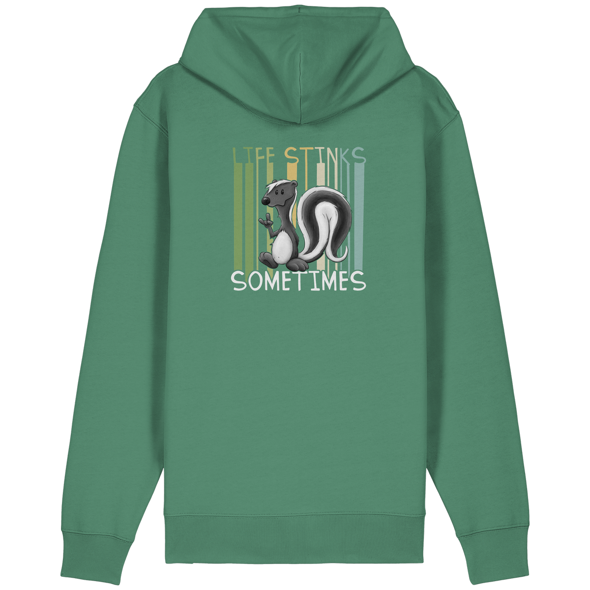 Life Stinks Sometimes Stinktier Weisheit - Organic Relaxed Zipper