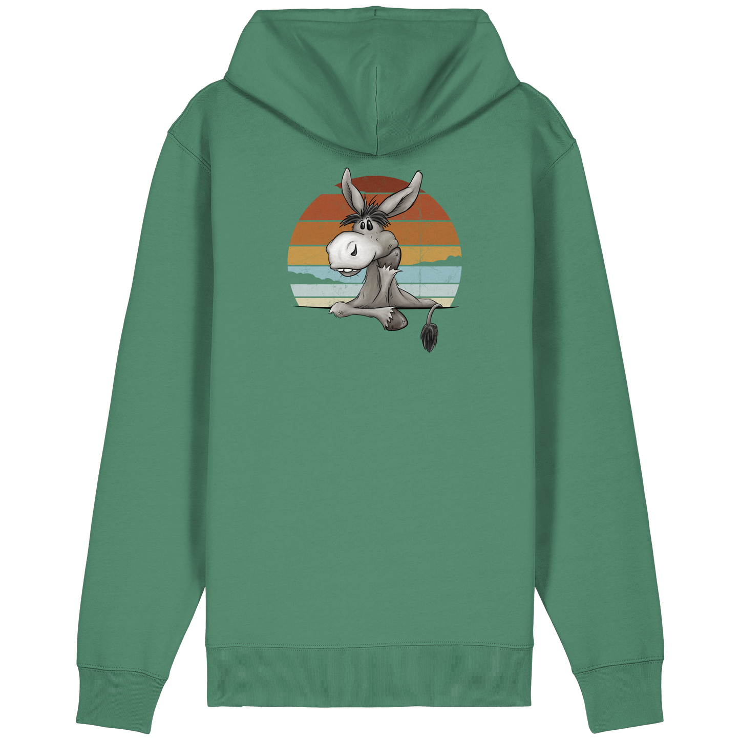 Lässiges Maultier Retro Esel - Organic Relaxed Zipper
