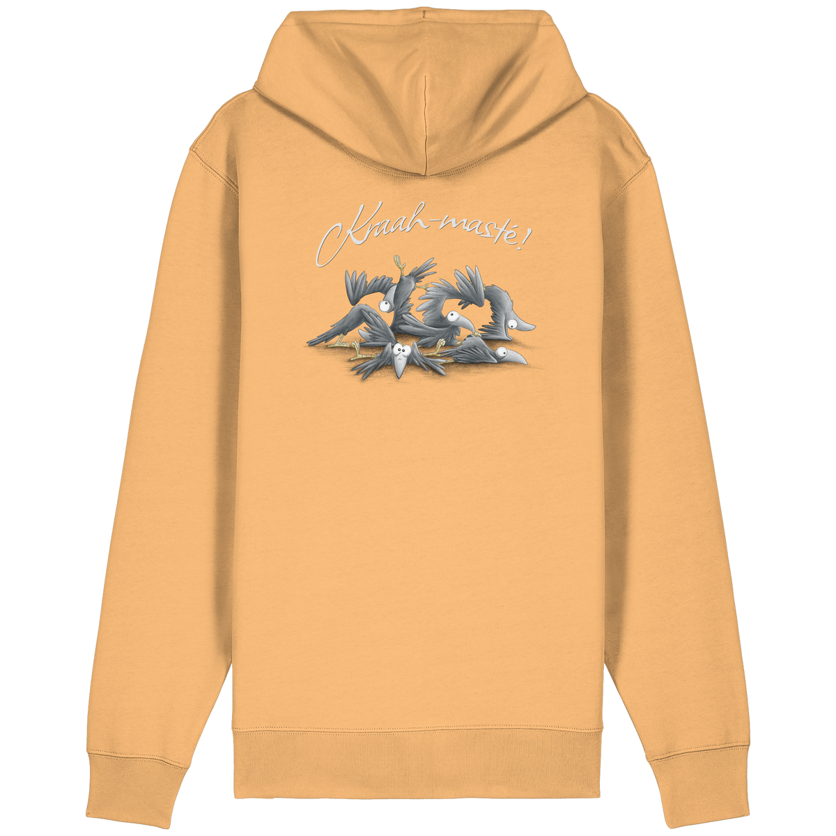 Kraah-masté! Yoga Raben Krähen - Organic Relaxed Zipper