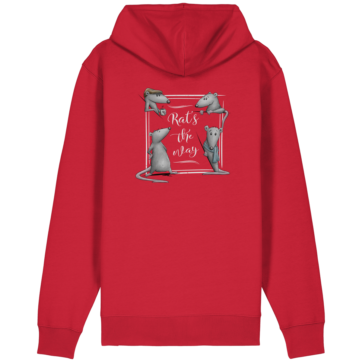 Rat’s The Way Kaffeehaus Ratten - Organic Relaxed Zipper