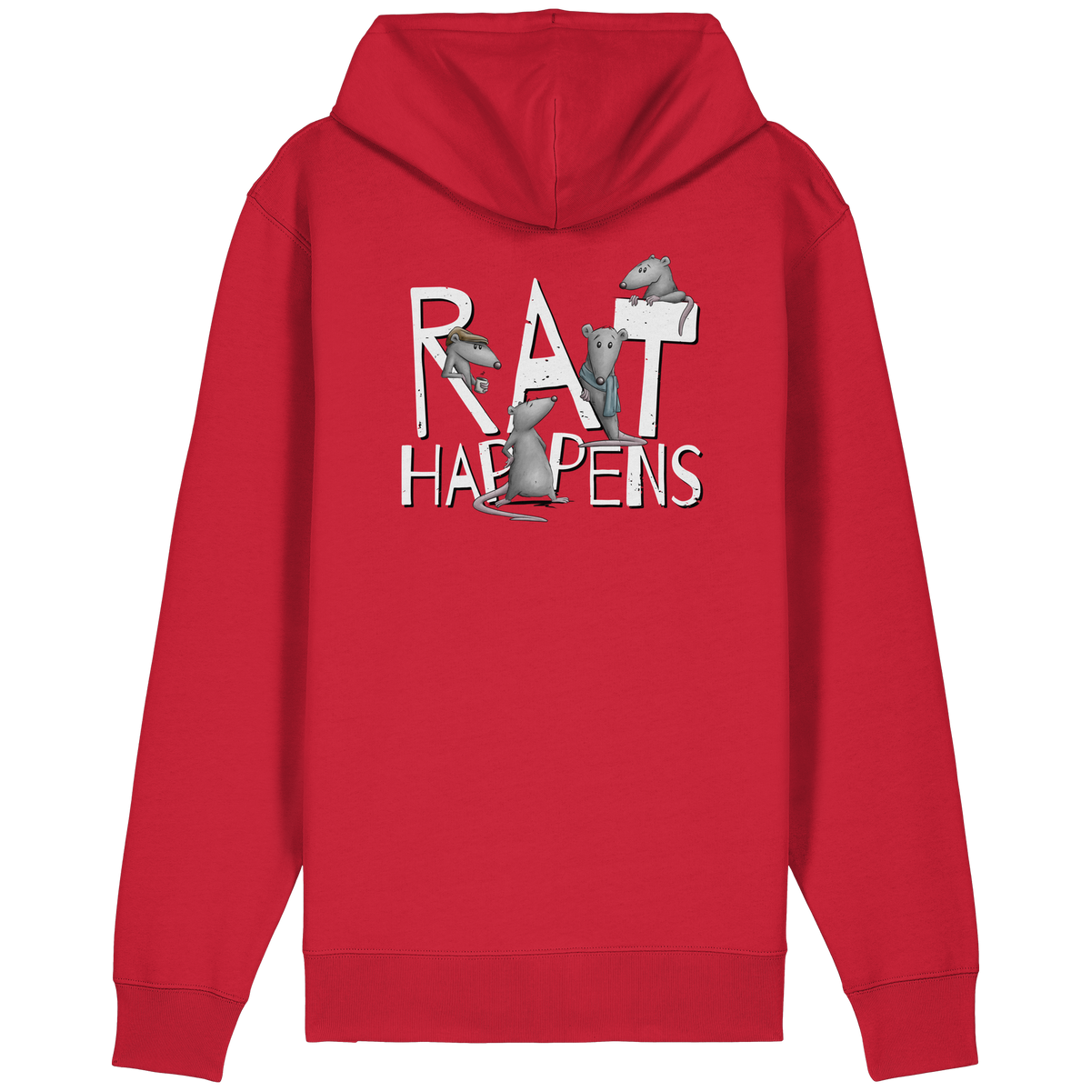 Rat Happens Ratten - Organic Relaxed Zipper