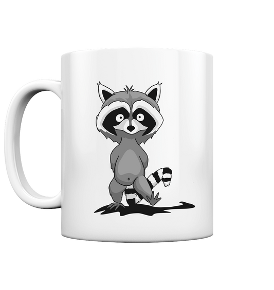 Frecher kleiner Waschbär - Tasse glossy