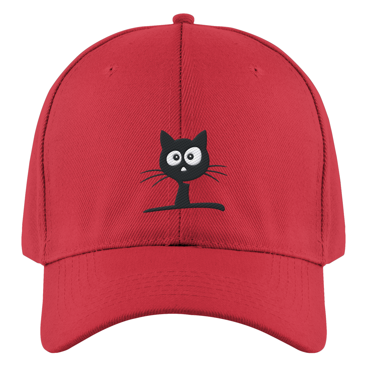 Kleine schwarze Katze - Authentic Baseball Cap