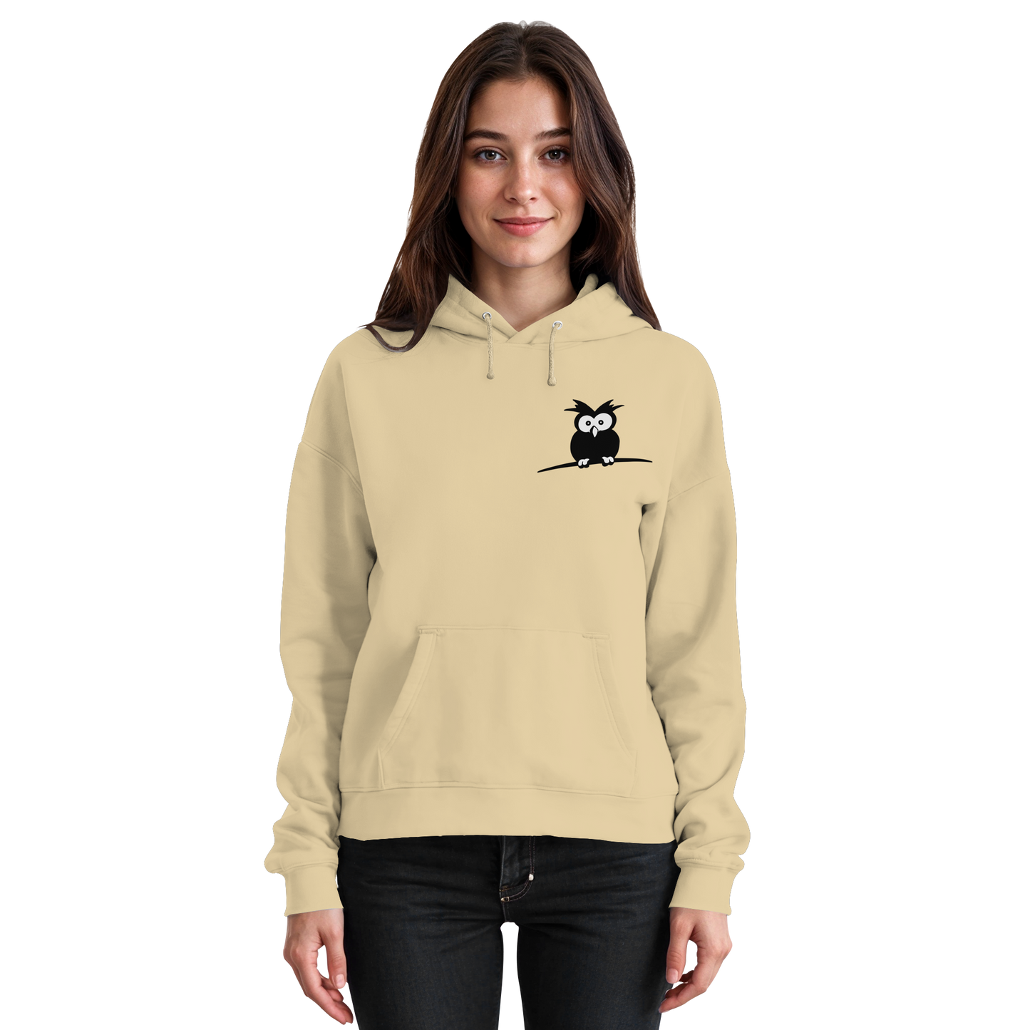Kleine struppige Eule - Basic Unisex Hoodie