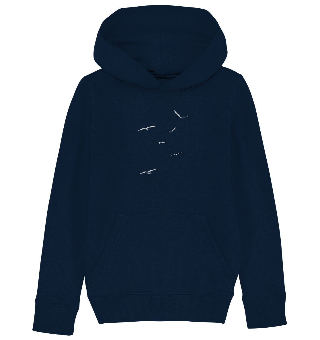 Vogelschwarm – Traum vom Fliegen - Kids Organic Hoodie