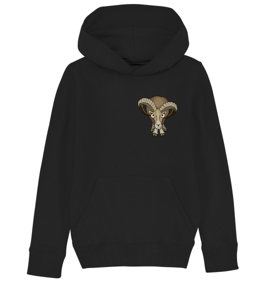 Bockiges Mufflon Widder Schafbock - Kids Organic Hoodie