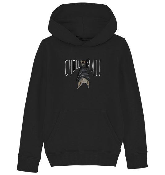 Chill Mal gemütliche Fledermaus - Kids Organic Hoodie