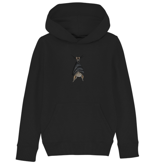 Lustig chillende Fledermaus - Kids Organic Hoodie