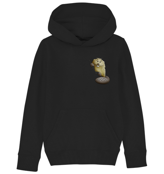 Lustiger frecher Biber - Kids Organic Hoodie