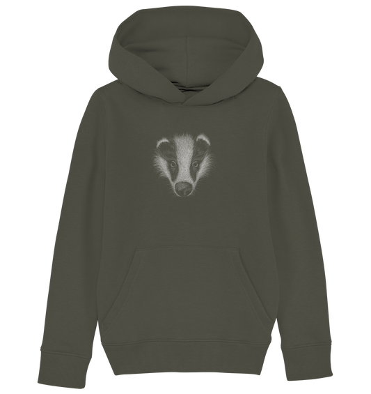 Kritzel-Kunst Dachs Illustration - Kids Organic Hoodie