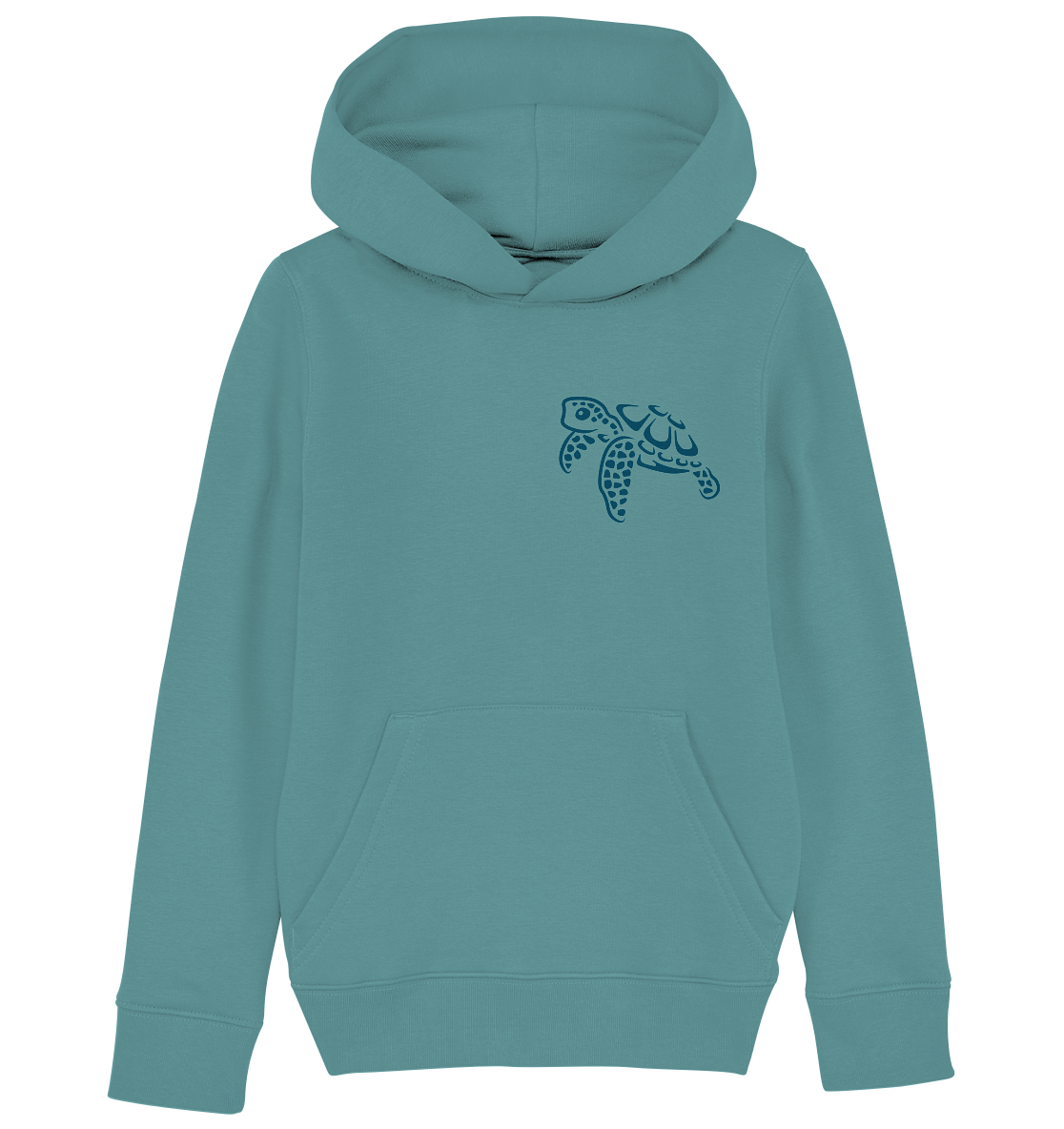 Lässig lustige Wasserschildkröte - Kids Organic Hoodie