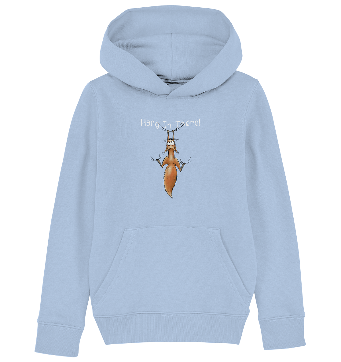 Hang In There | Lässiges Eichhörnchen - Kids Organic Hoodie