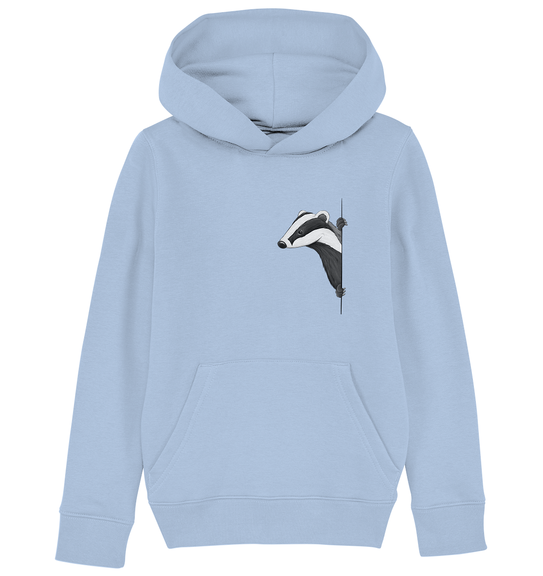 Lässiger Dachs Meister Grimbart - Kids Organic Hoodie