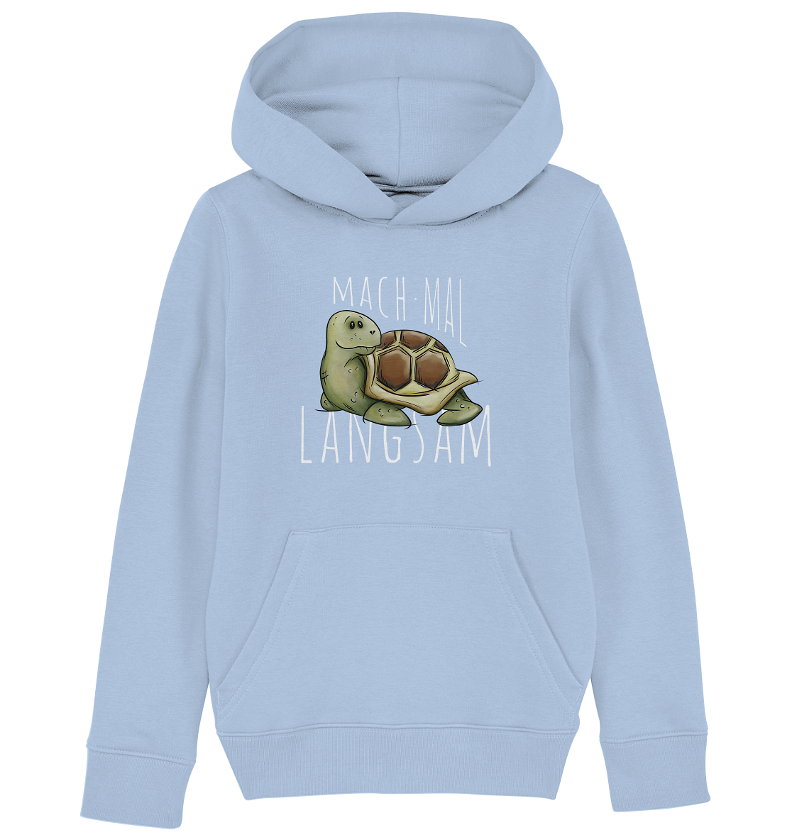 Mach mal langsam Schildkröte - Kids Organic Hoodie