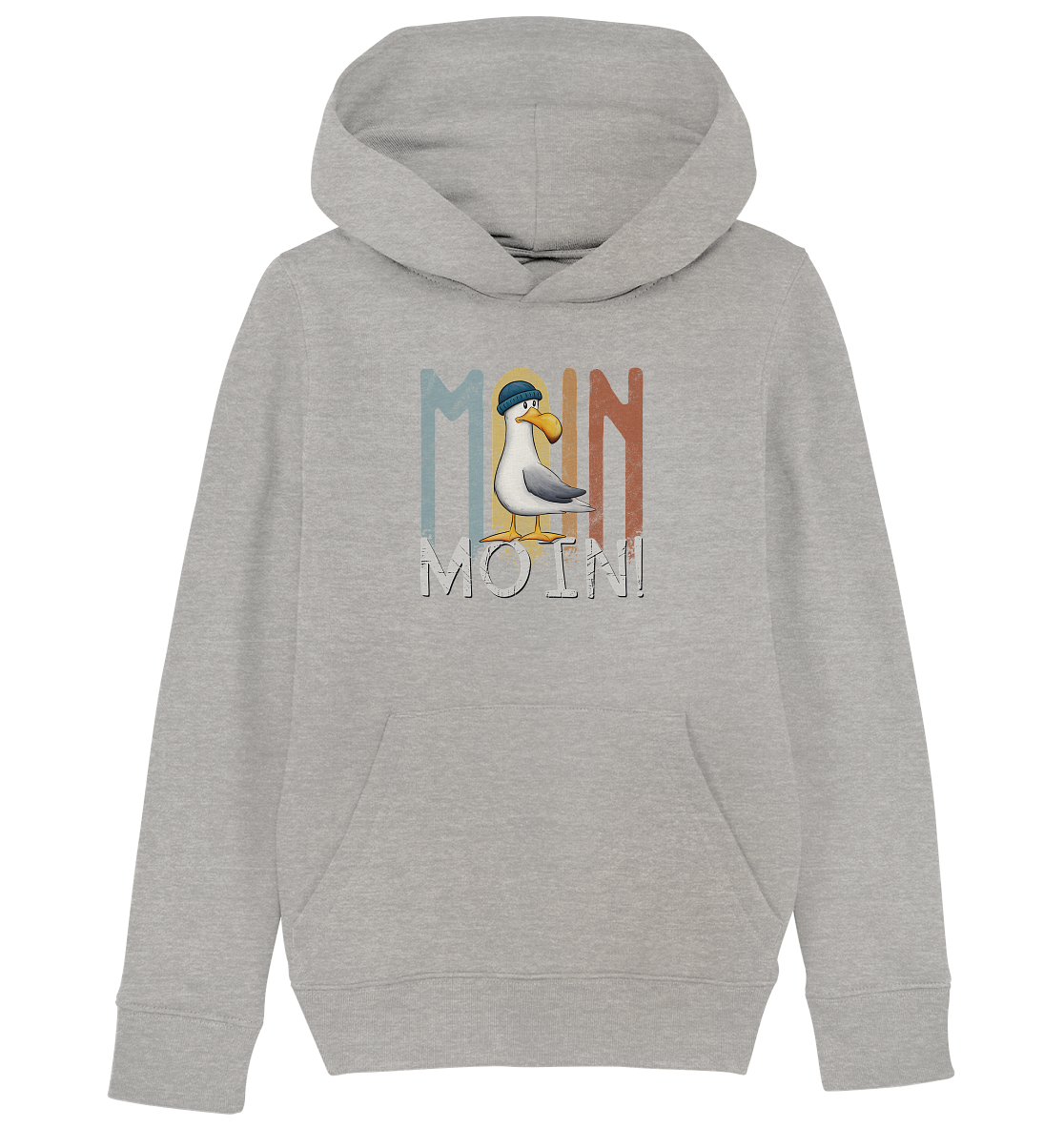 Moin Moin norddeutsche Möwe - Kids Organic Hoodie