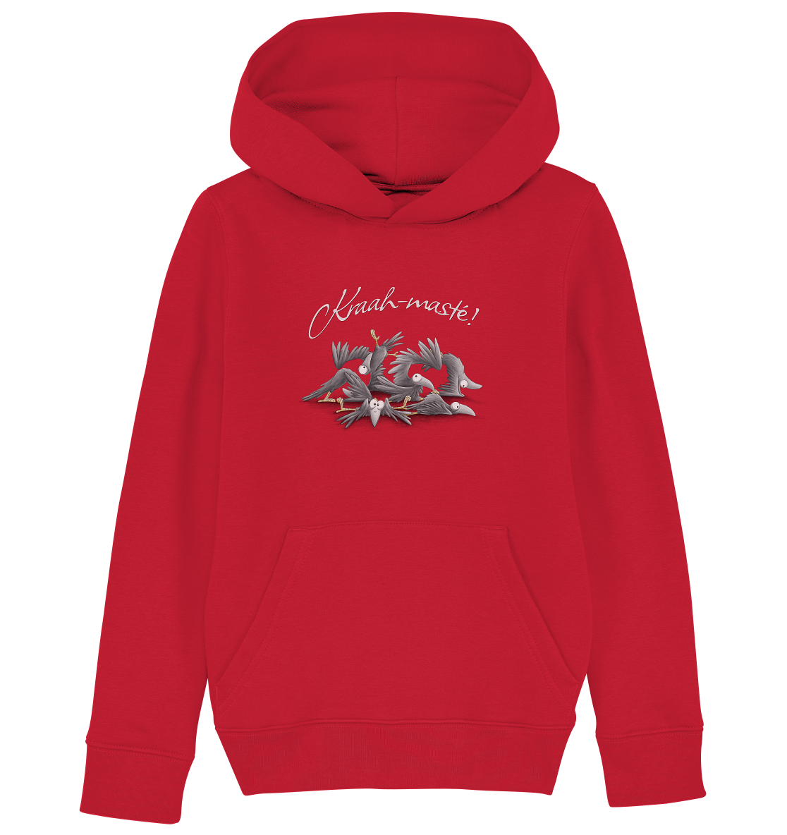 Kraah-masté! Yoga Raben Krähen - Kids Organic Hoodie
