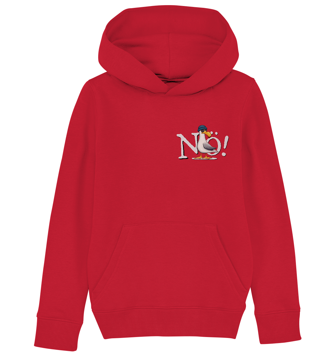 Nö Kein Bock Möwe - Kids Organic Hoodie