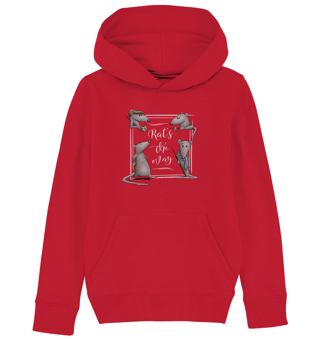 Rat’s The Way Kaffeehaus Ratten - Kids Organic Hoodie