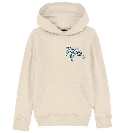 Lässig lustige Wasserschildkröte - Kids Organic Hoodie