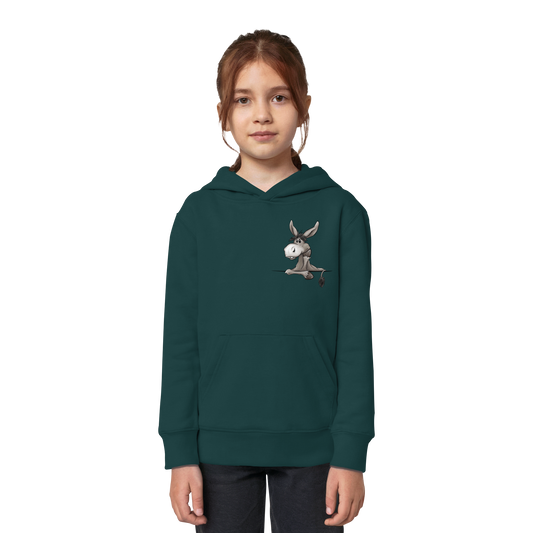 Lustiger lässiger Esel - Kids Organic Hoodie