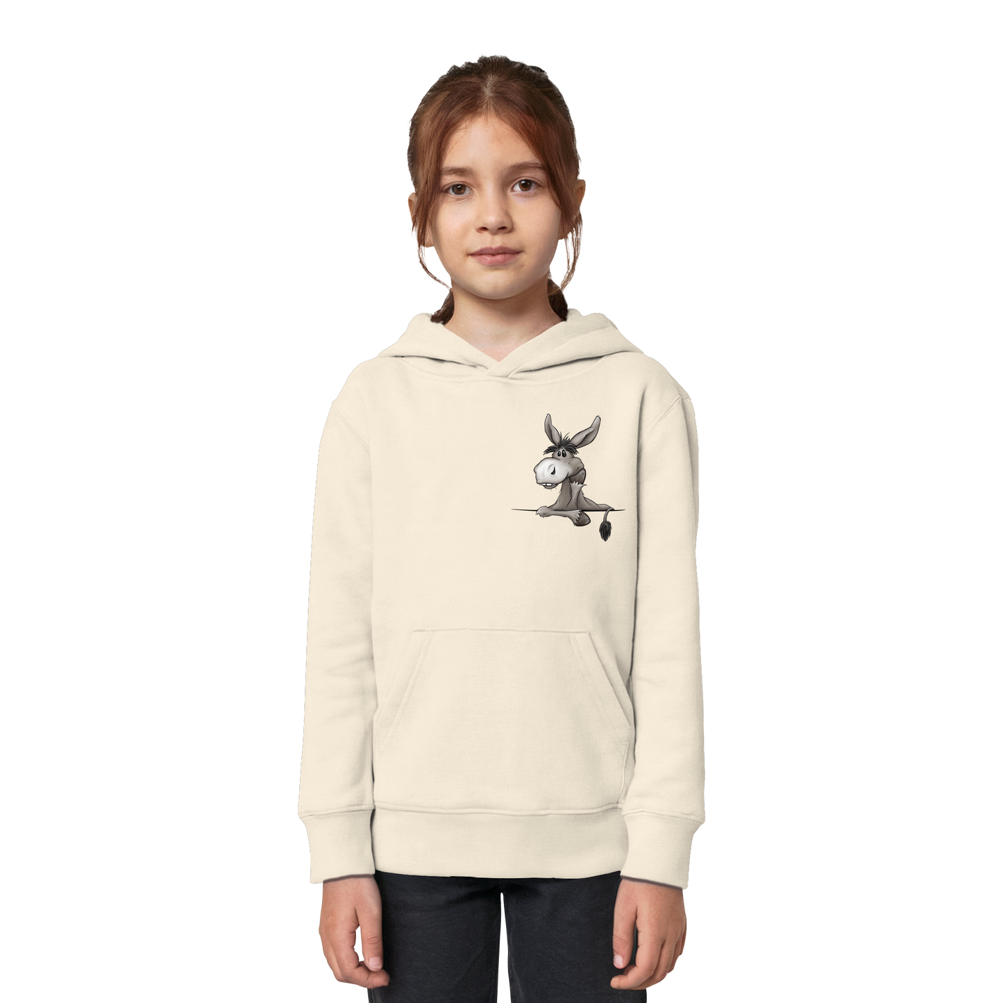 Lustiger lässiger Esel - Kids Organic Hoodie