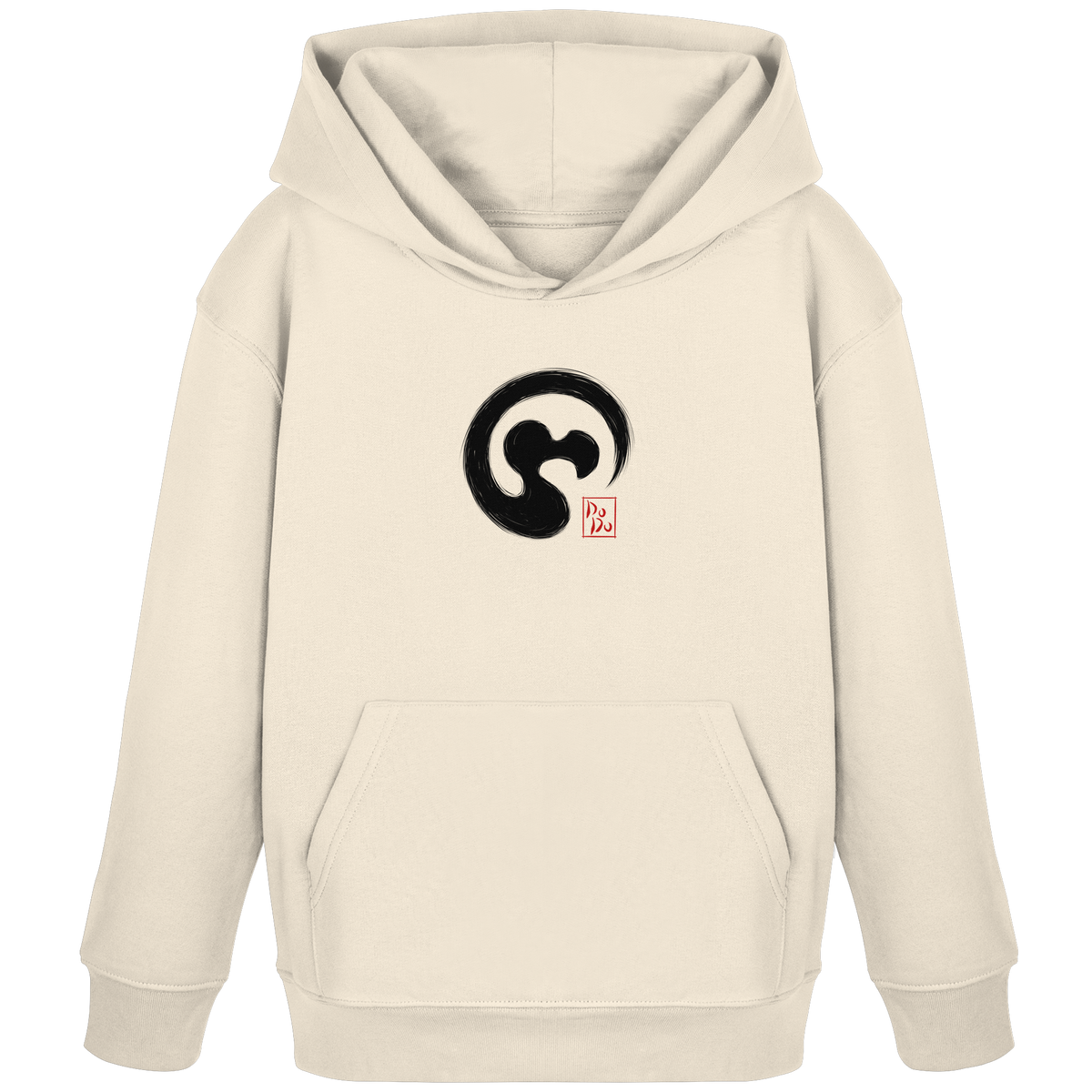 Zen Dodo im japanischen Enso Kreis - Kids Organic Hoodie