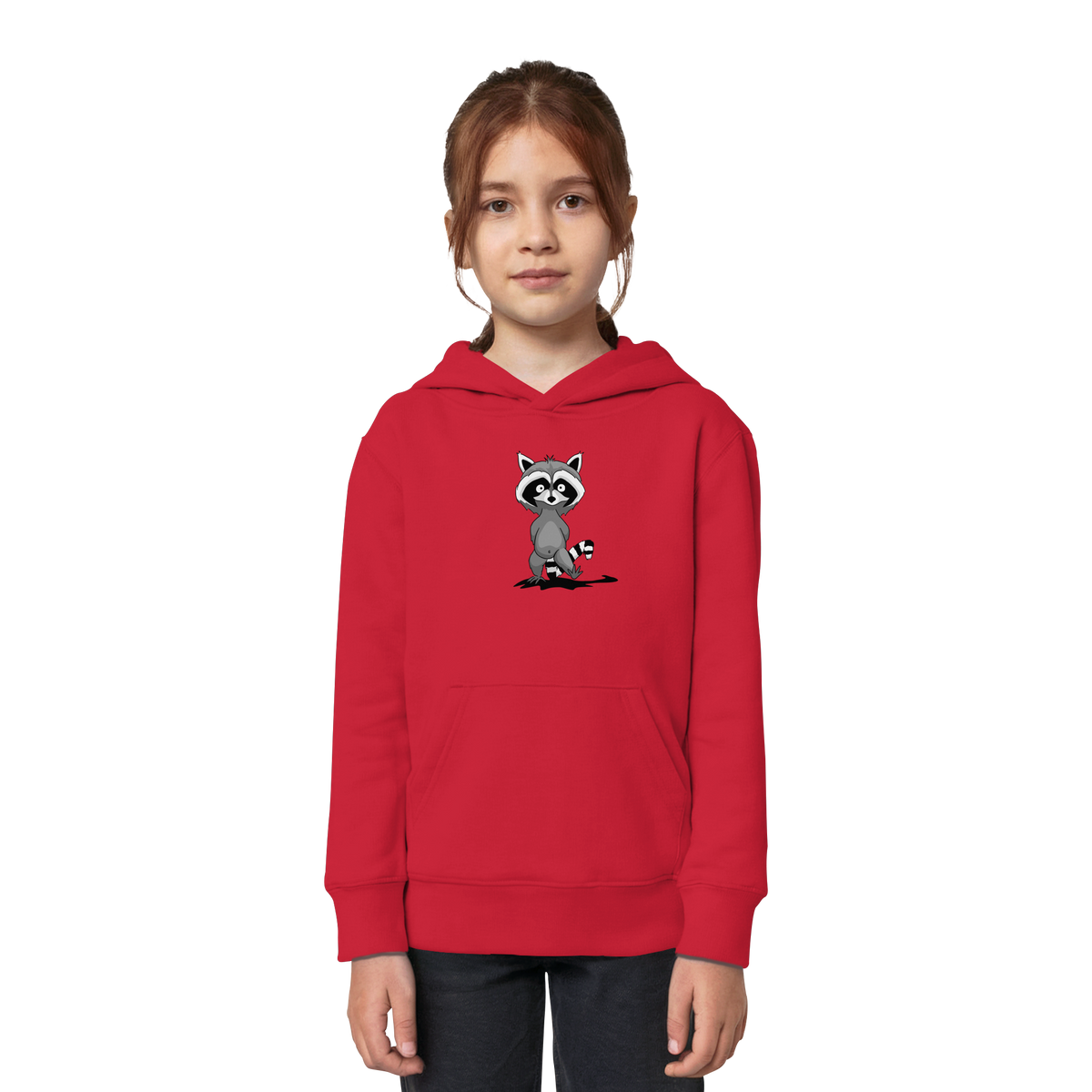 Frecher kleiner Waschbär - Kids Organic Hoodie