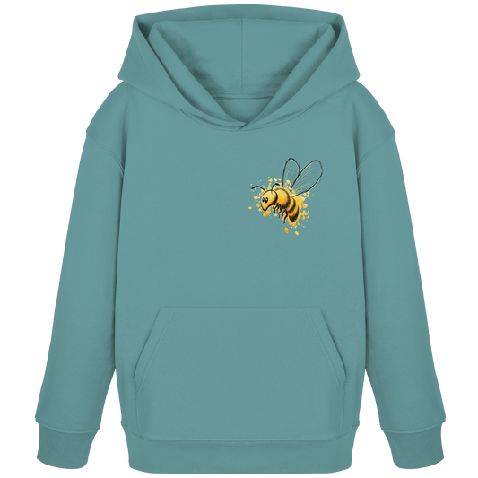 Lässige kleine Honig-Biene - Kids Organic Hoodie