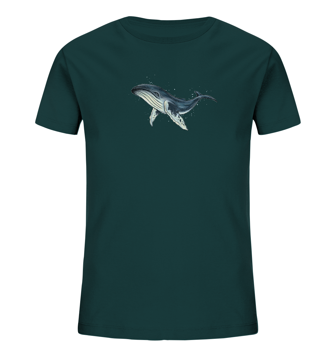 Tiefsee Ozean-Riese Buckelwal - Kids Organic Shirt