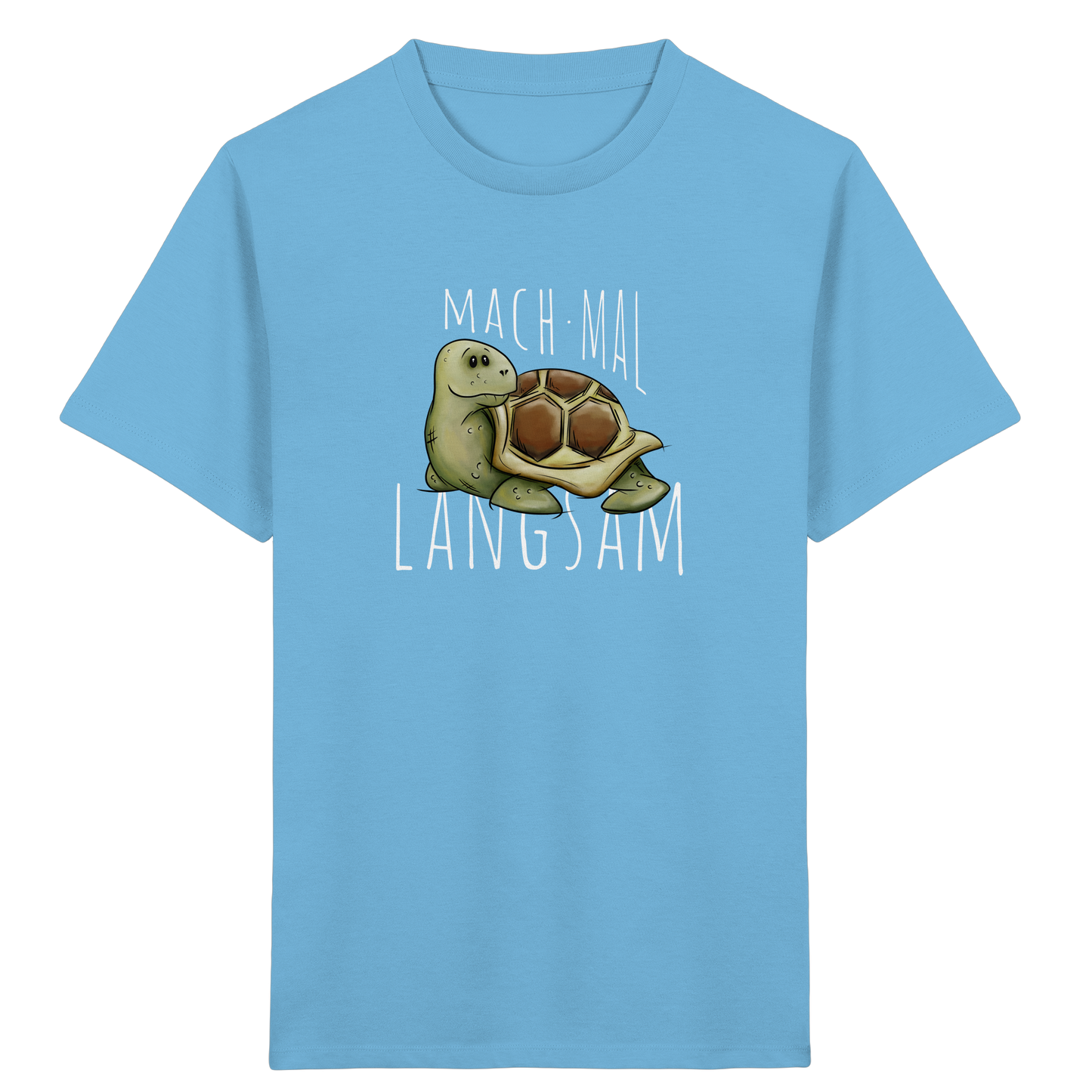 Mach mal langsam Schildkröte - Kids Organic Shirt