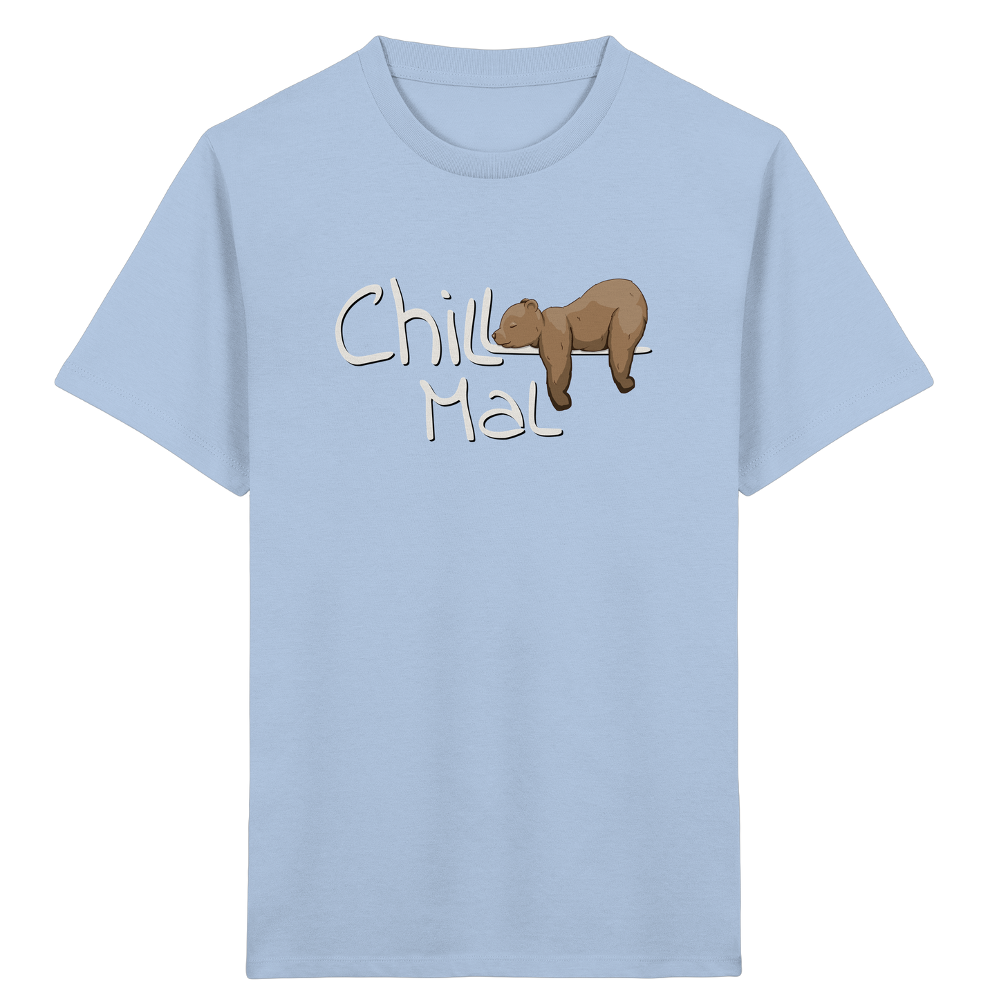 Chill Mal schläfriger Braunbär - Kids Organic Shirt