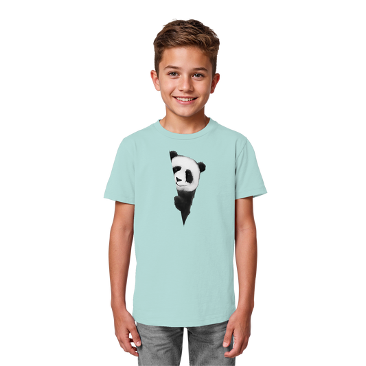 Panda Bär Illustration - Kids Organic Shirt