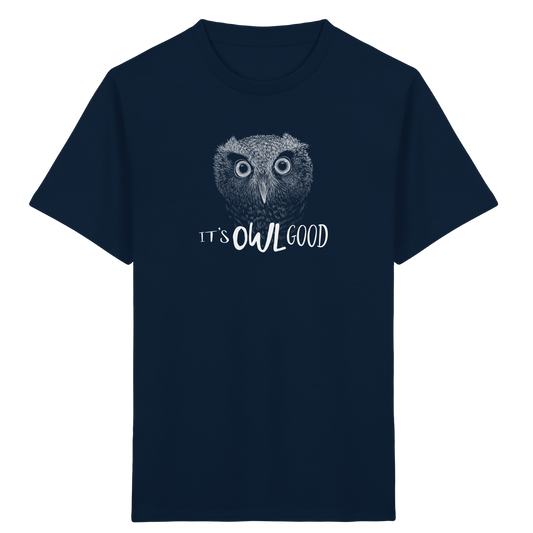 OWL Good | Kritzel-Kunst-Eule - Kids Organic Shirt