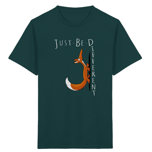 Just Be Different | Sei Anders, kleiner Fuchs - Kids Organic Shirt