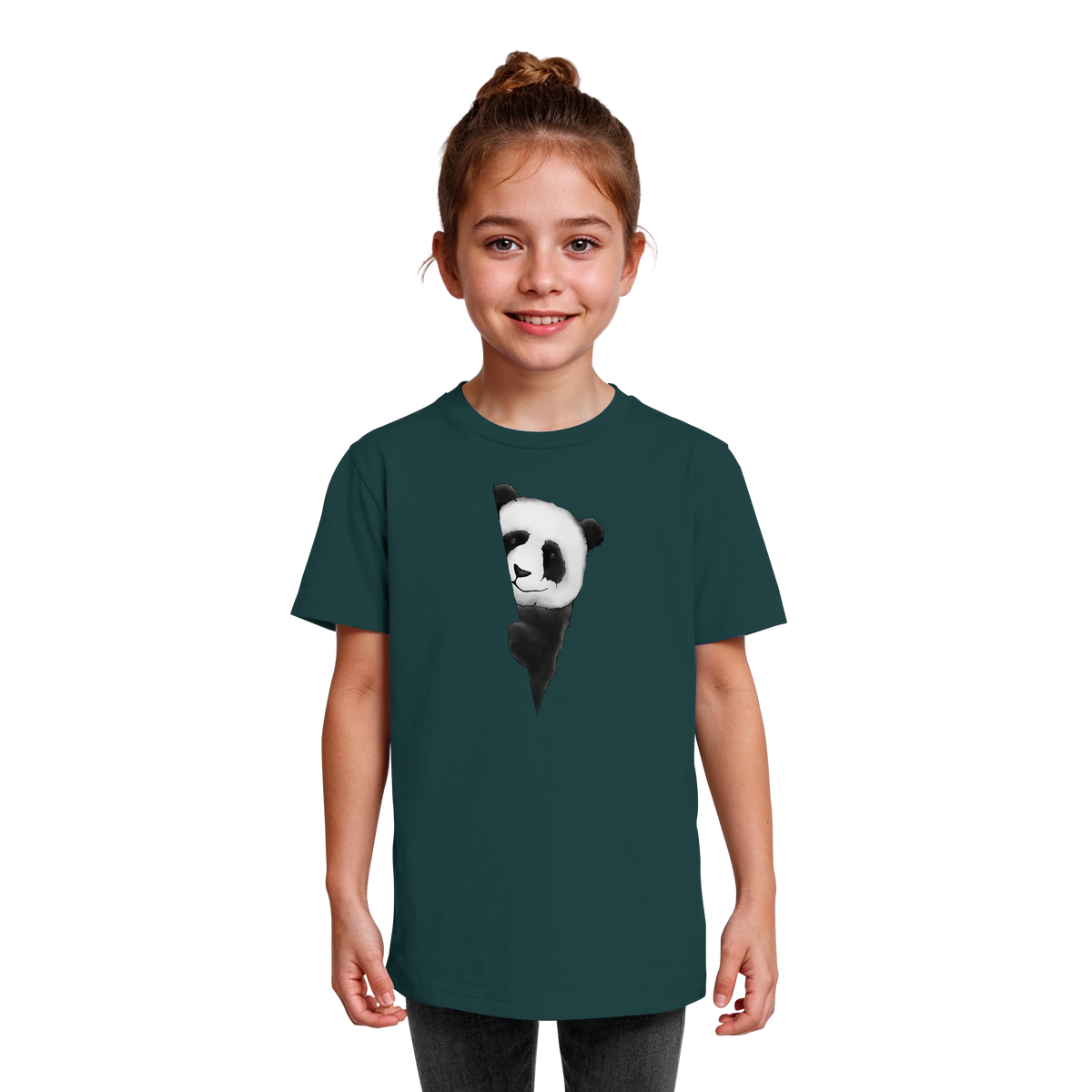 Panda Bär Illustration - Kids Organic Shirt