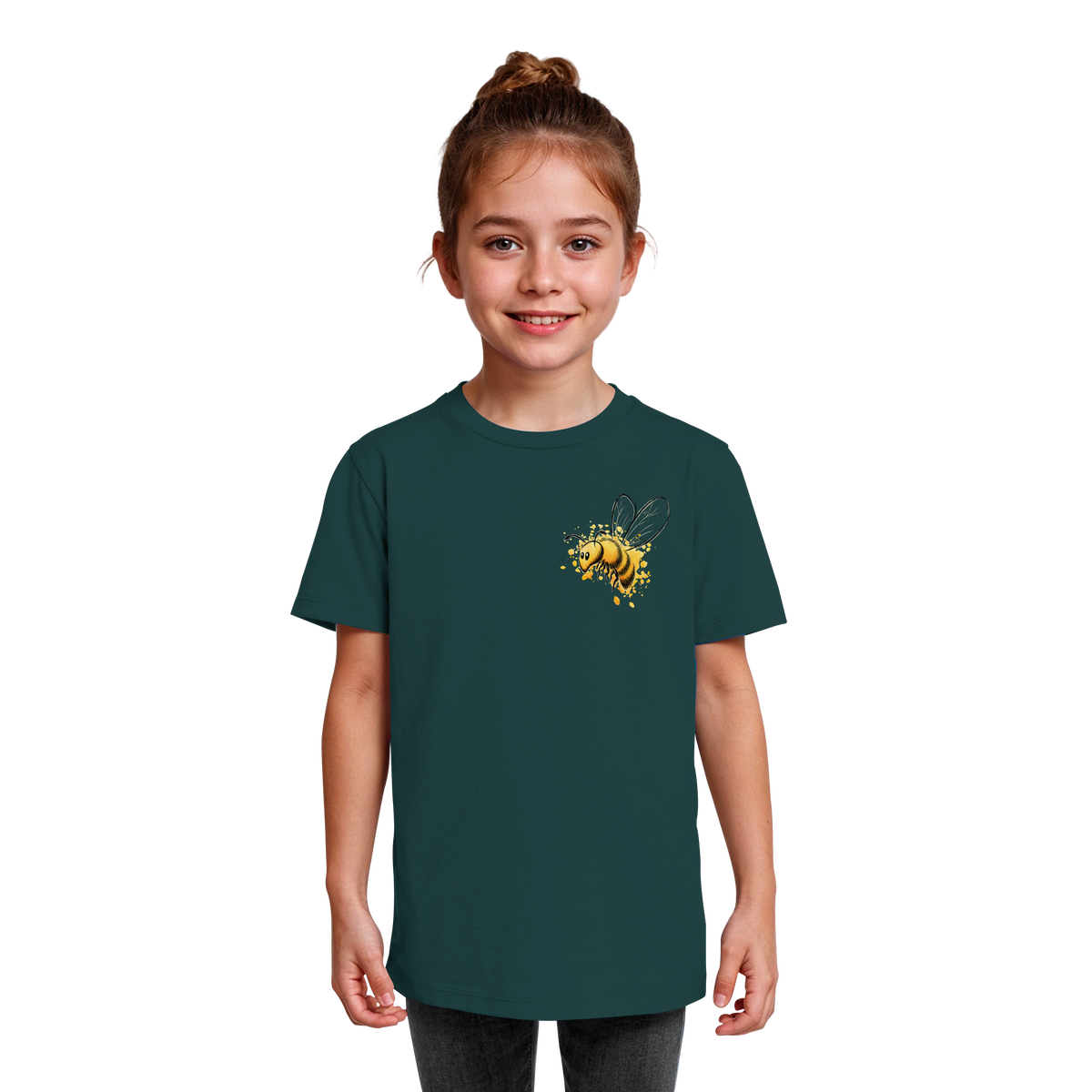 Lässige kleine Honig-Biene - Kids Organic Shirt