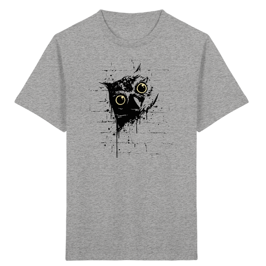 Lässige Street Art Eule - Kids Organic Shirt