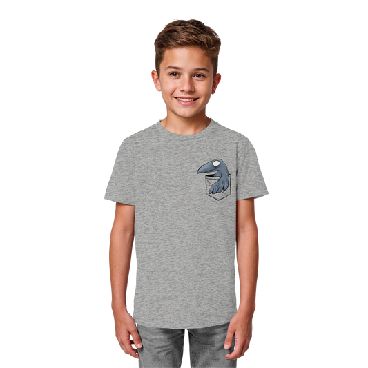 Grufti Rabe Krähe in der Tasche - Kids Organic Shirt