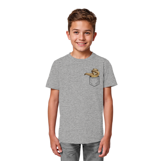 Dabbender Biber in Deiner Tasche - Kids Organic Shirt
